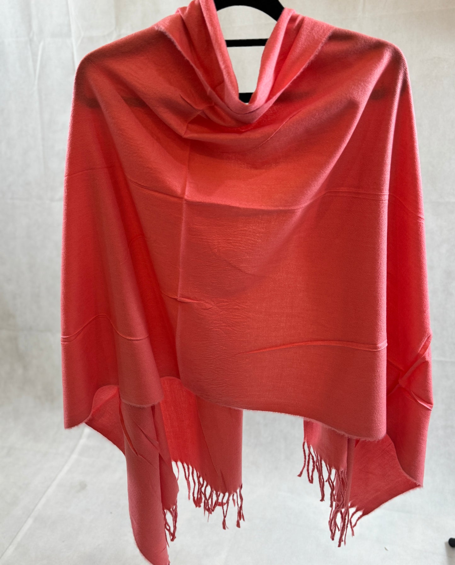 Plan wool mini shawl
