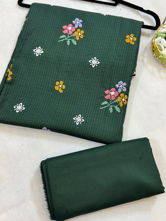 Dhanak embroidered Two Pc