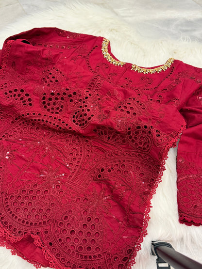 Maroon stitched 3PC