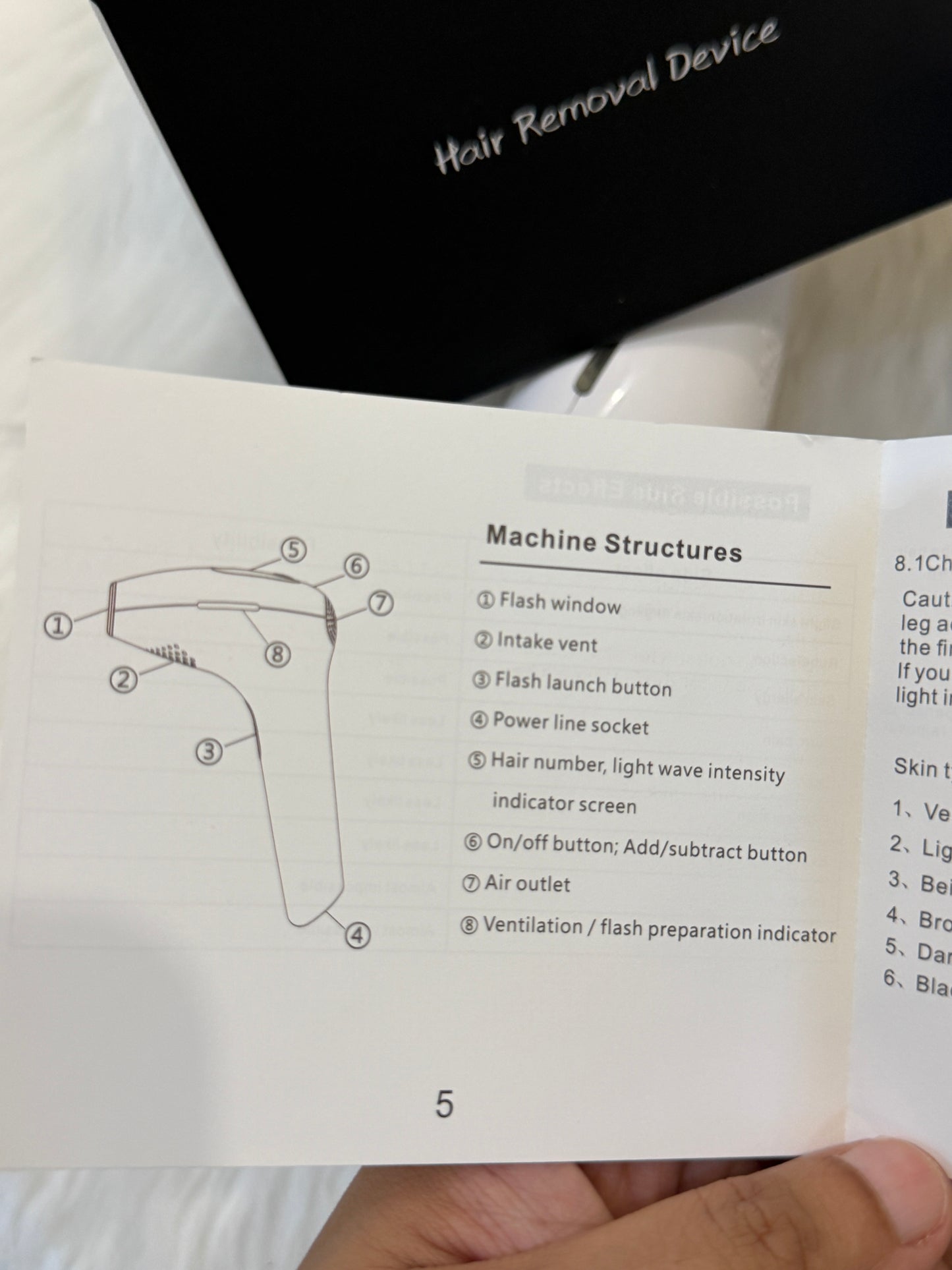 Hair removal device