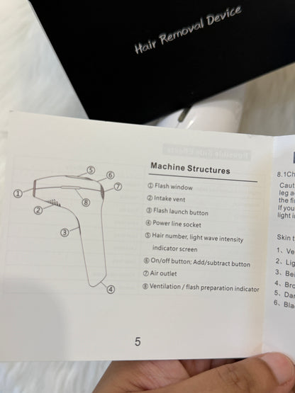 Hair removal device