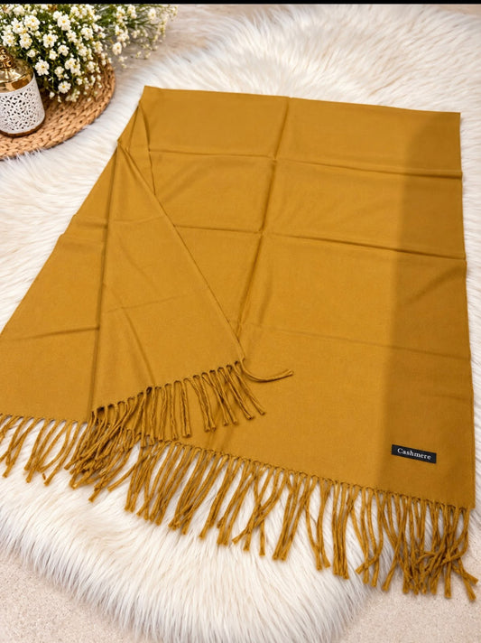 Single Shade Wool Mini Shawl