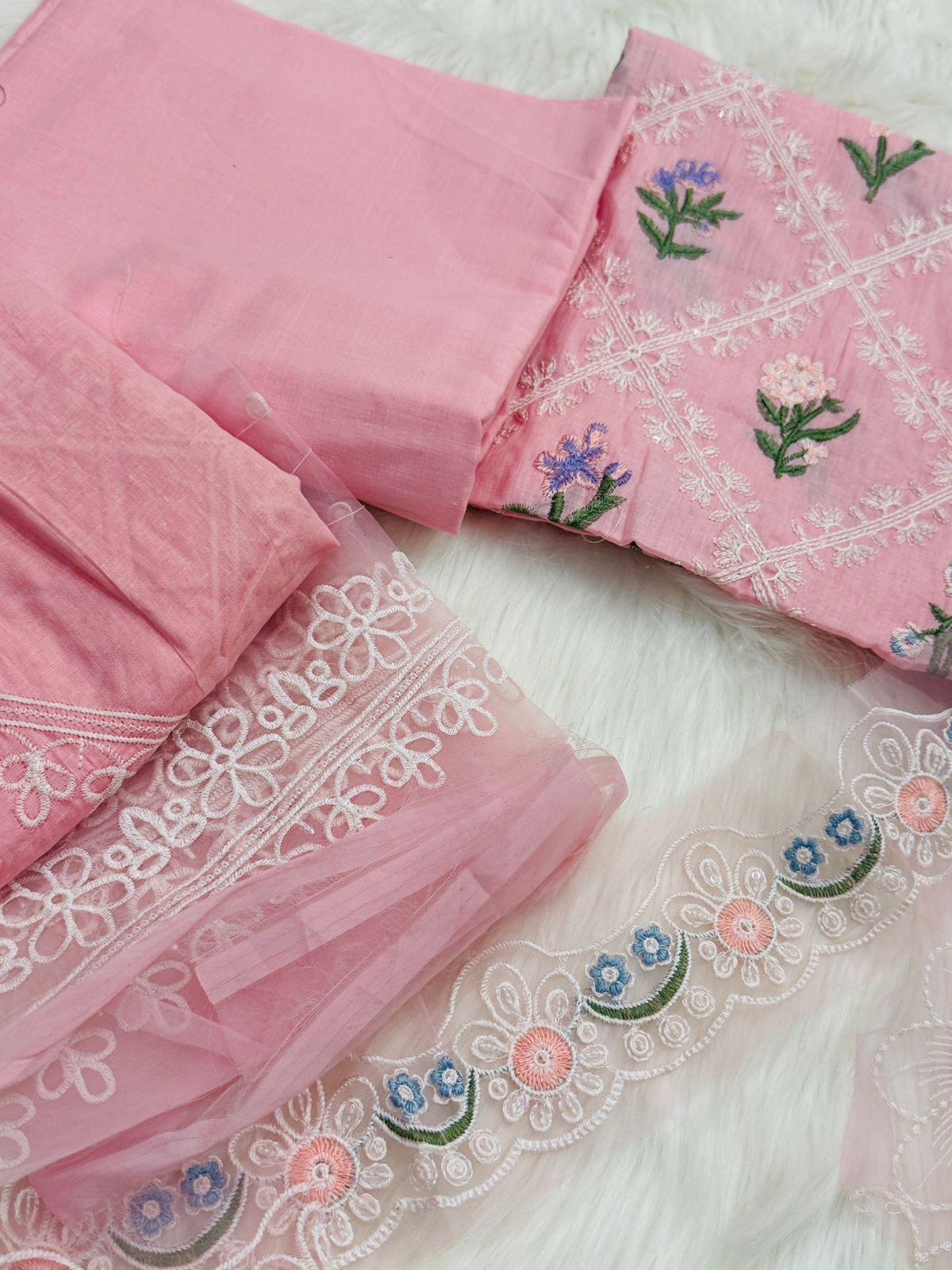2pc embroidered