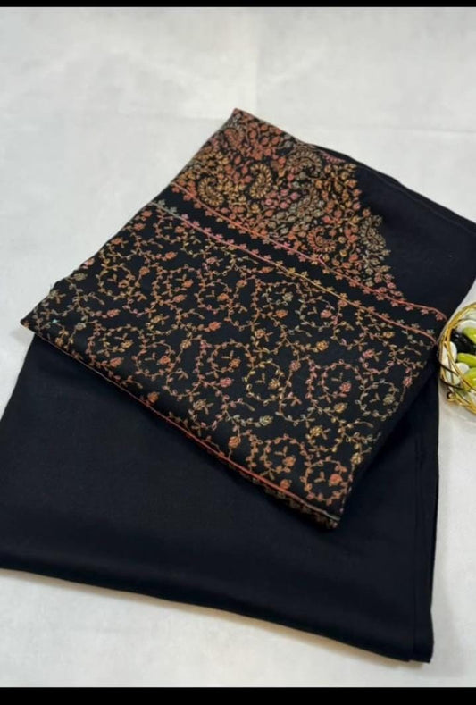 Black pashmina Three pc