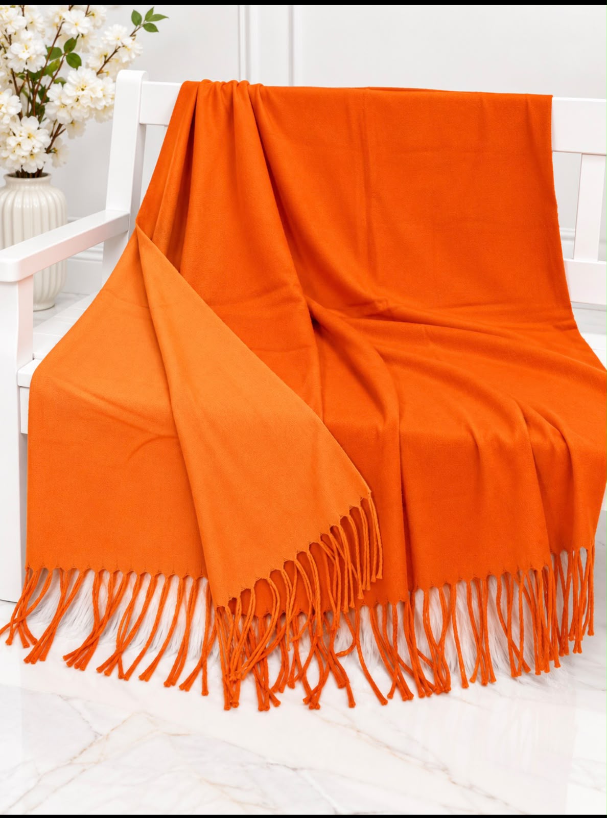 Double Shade Wool Mini Shawl