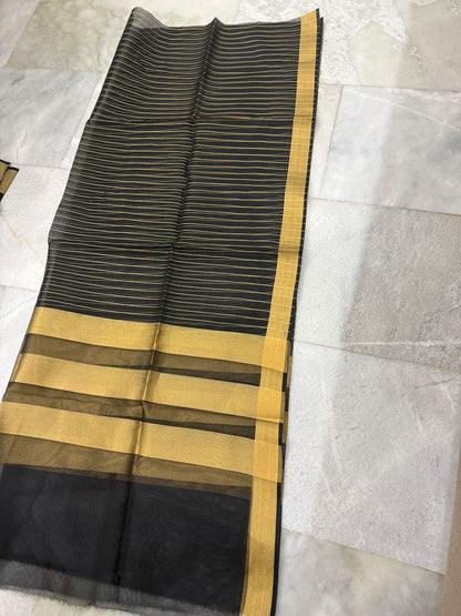 Black golden dupatta