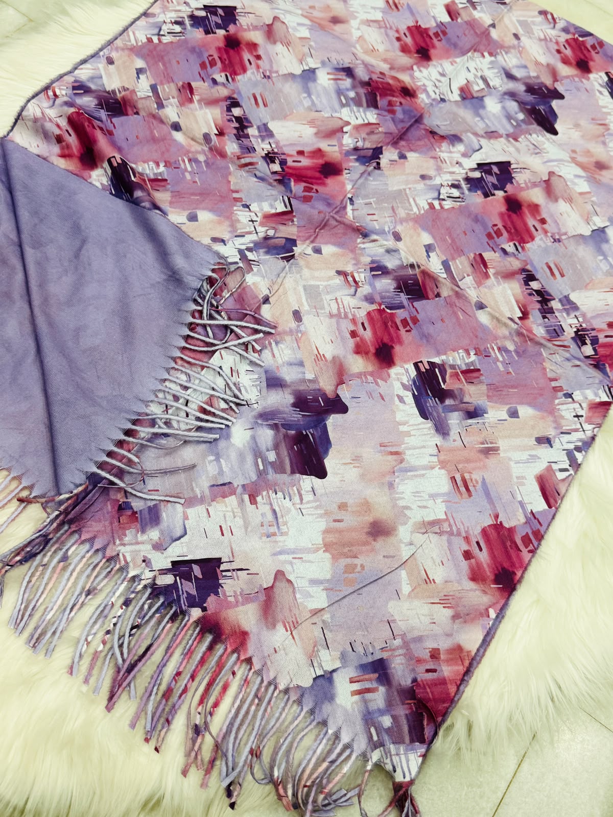 Cozy Wool Mini Shawl