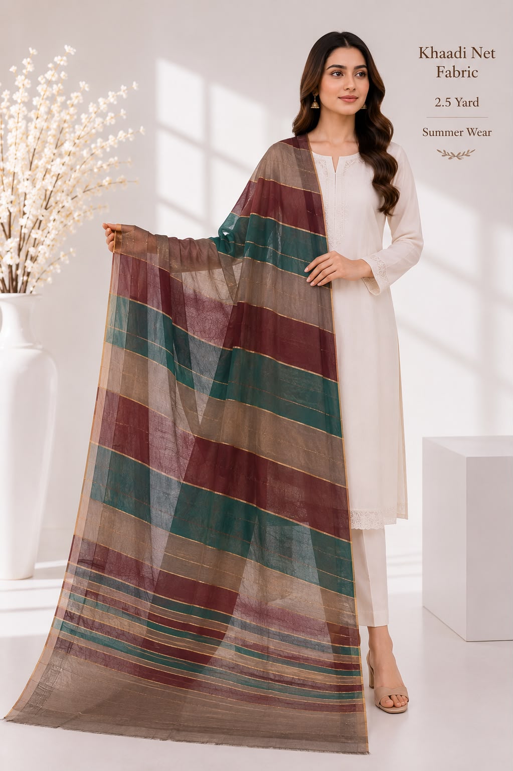 Khaadi Net Fabric