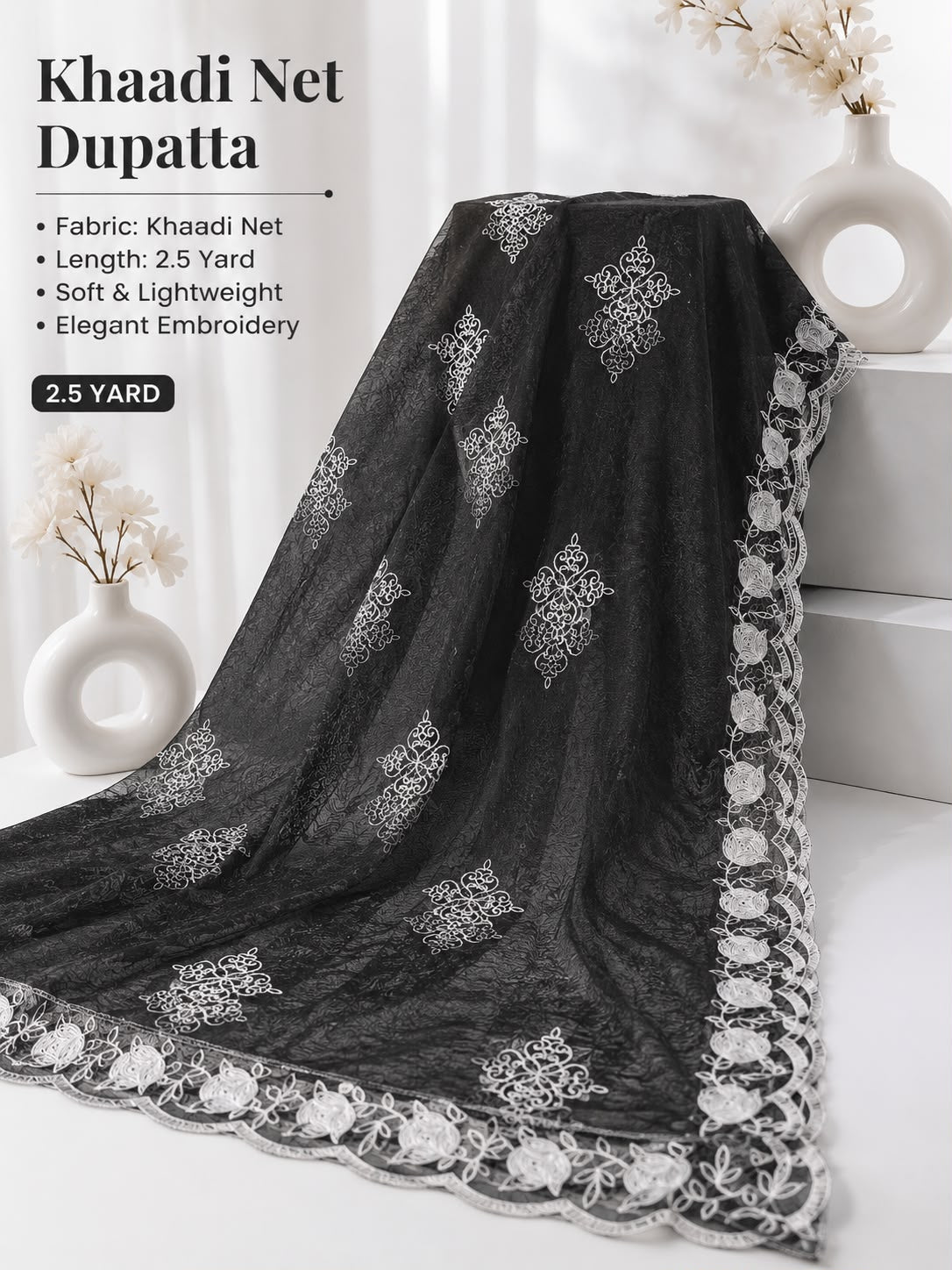 Khaadi Net Dupatta