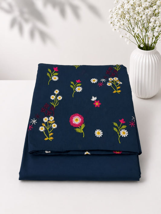 Flora Blossom Embroidered Lawn