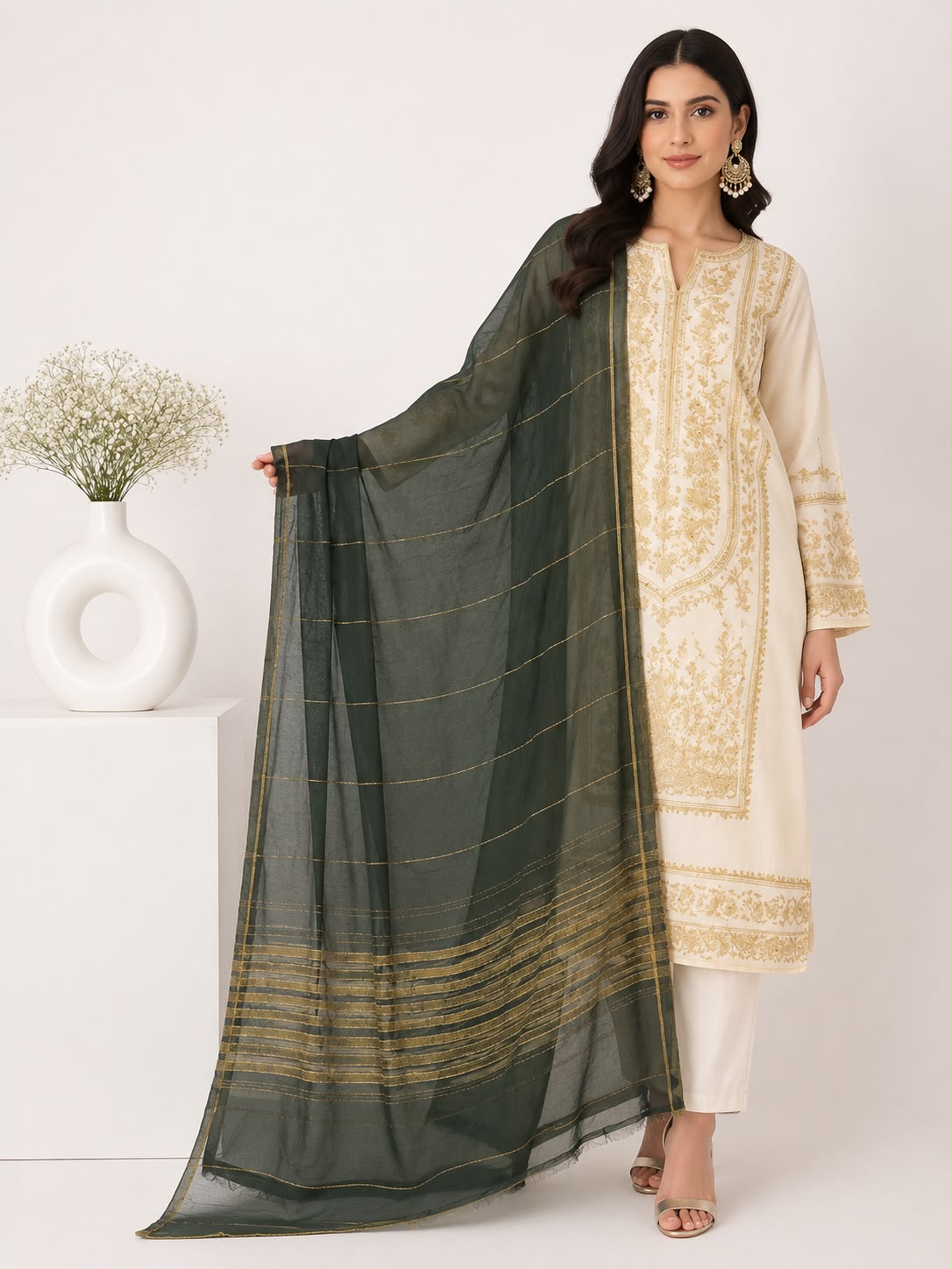khaadi net fabric
