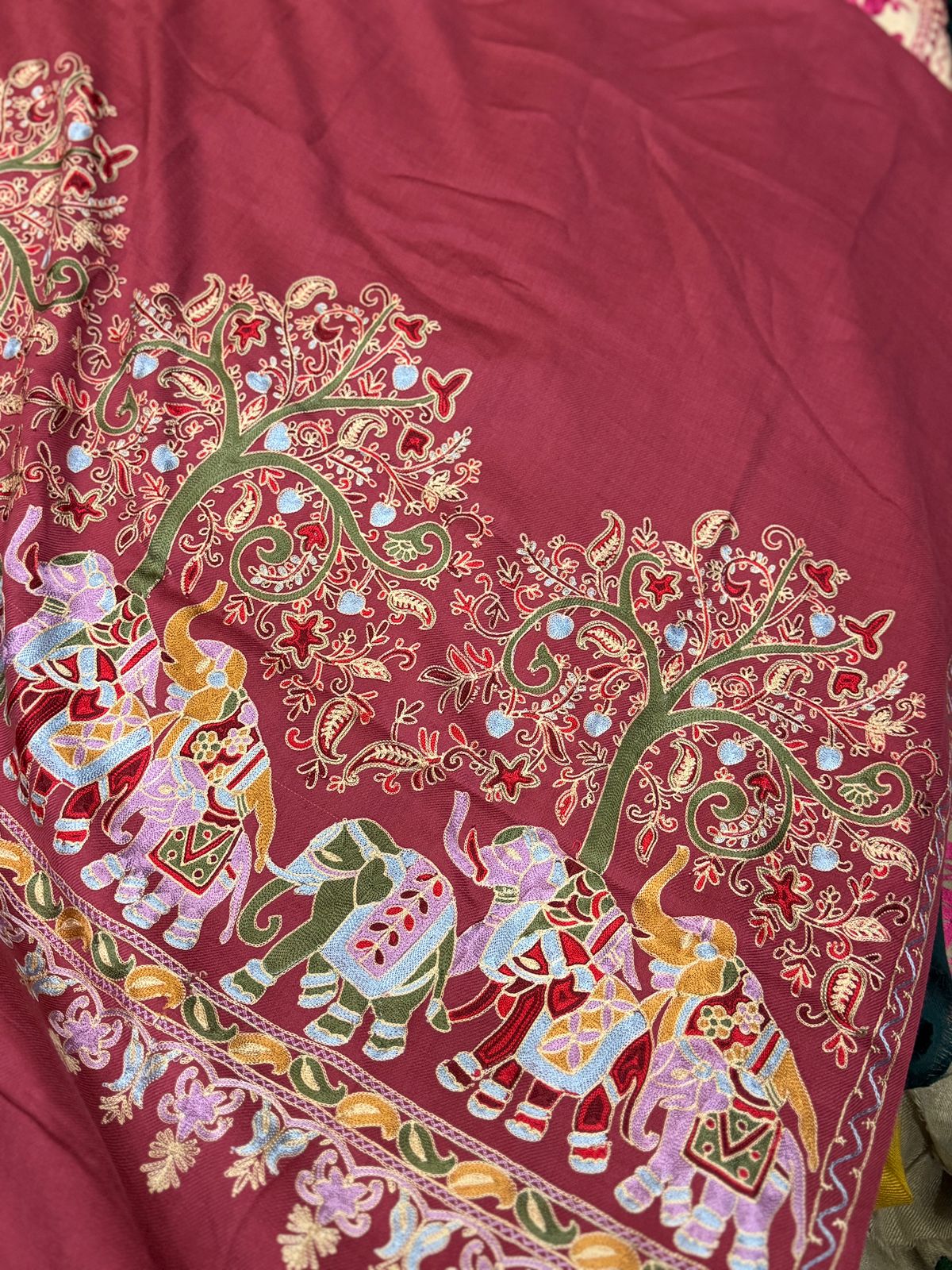 Ar:61-Pashmina embroidered shawl