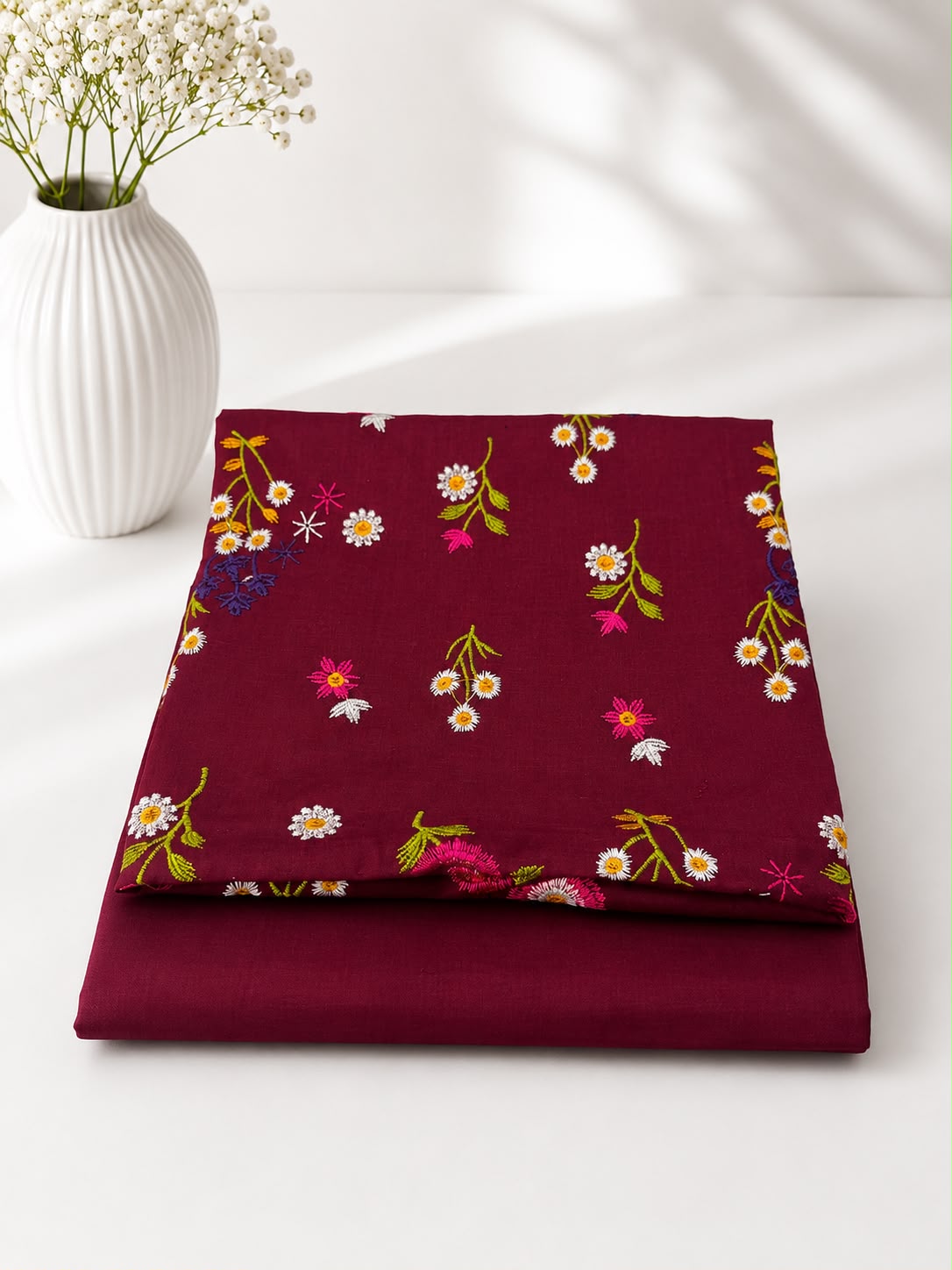 Flora Blossom Embroidered Lawn