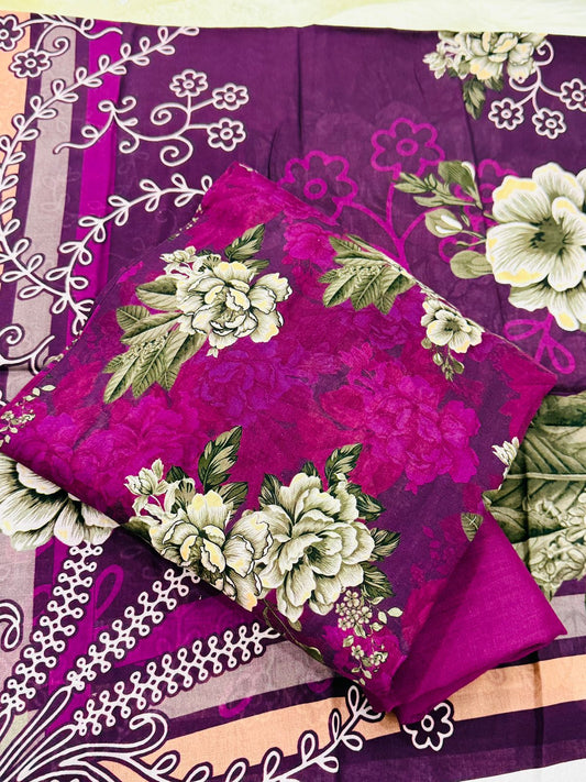 Al Karam Lawn 3PC