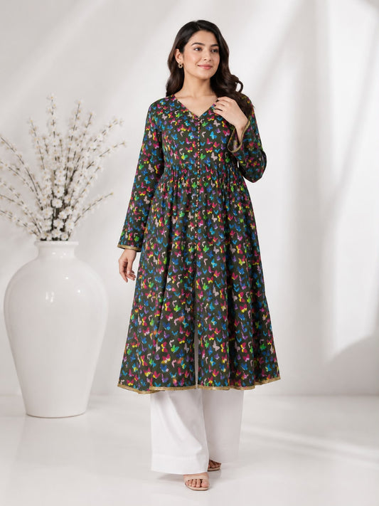 printed frock