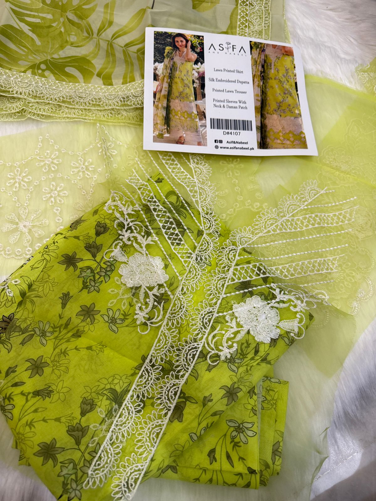 Asia nabil Lawn 3PC