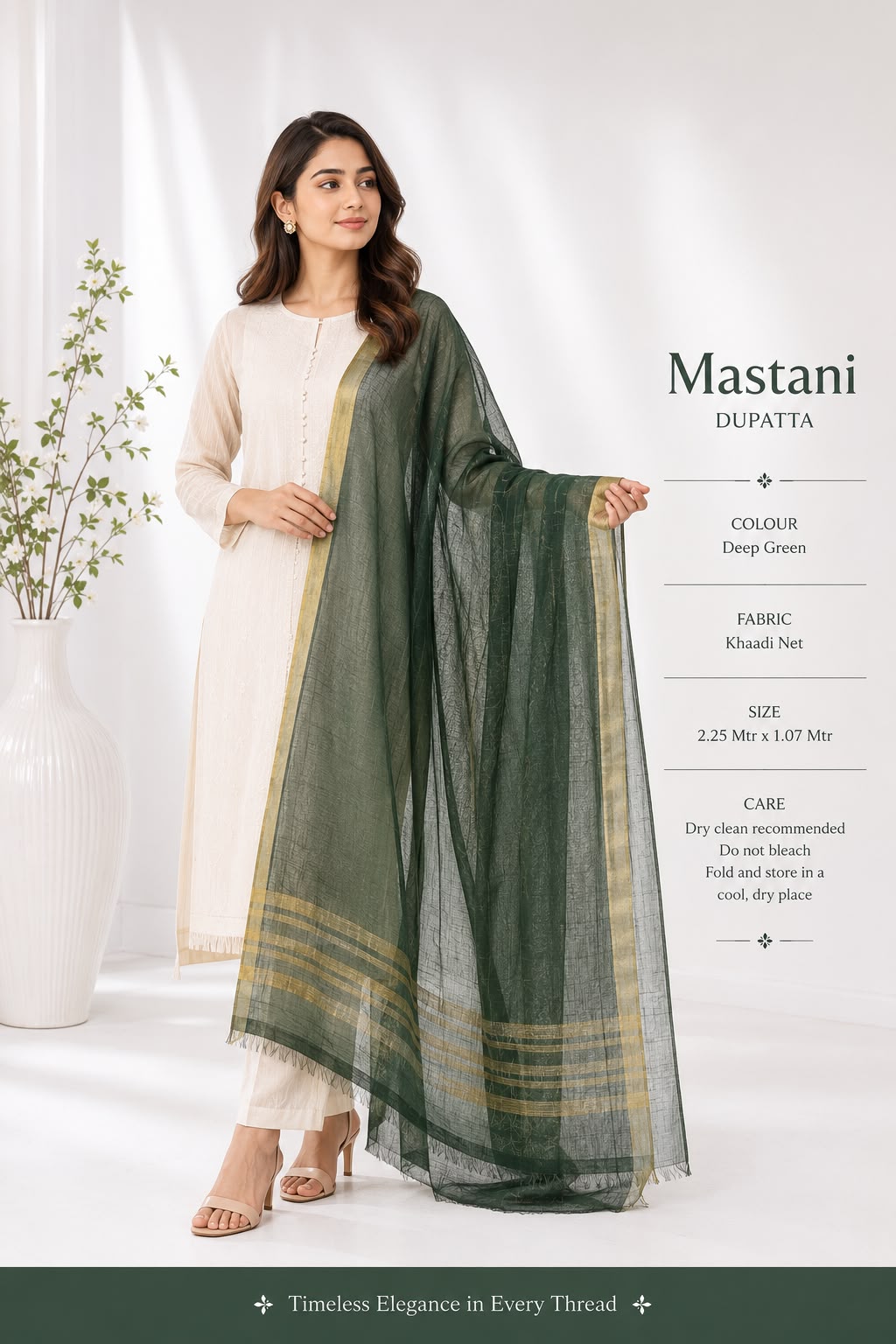 khaadi net fabric