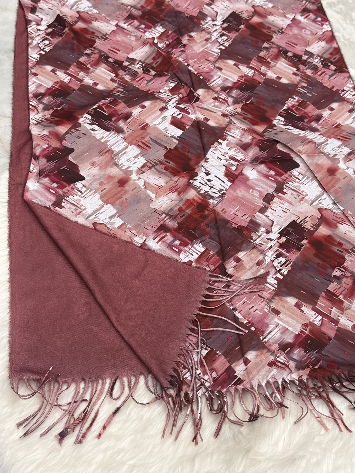 Cozy Wool Mini Shawl