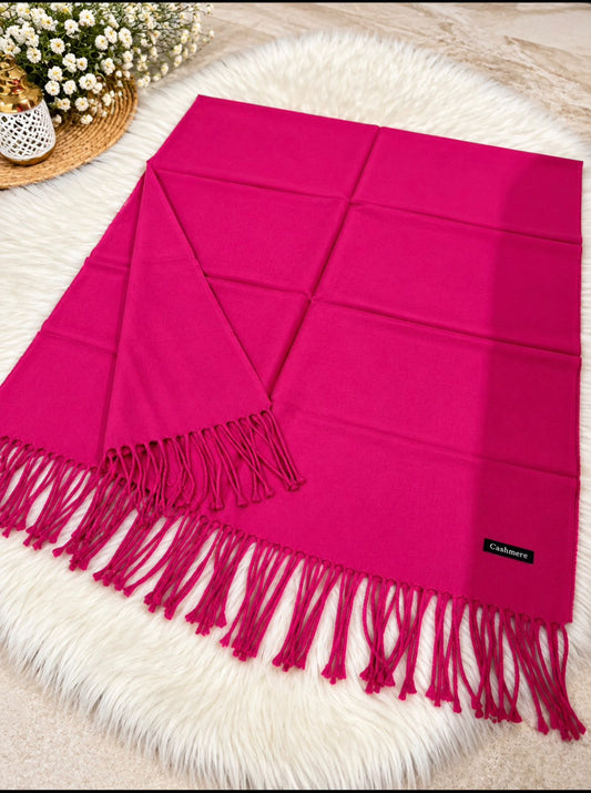 Single Shade Wool Mini Shawl