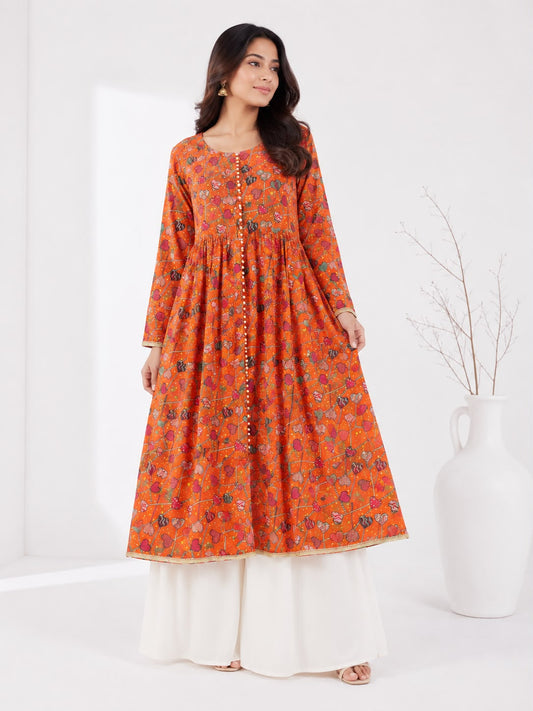 printed frock