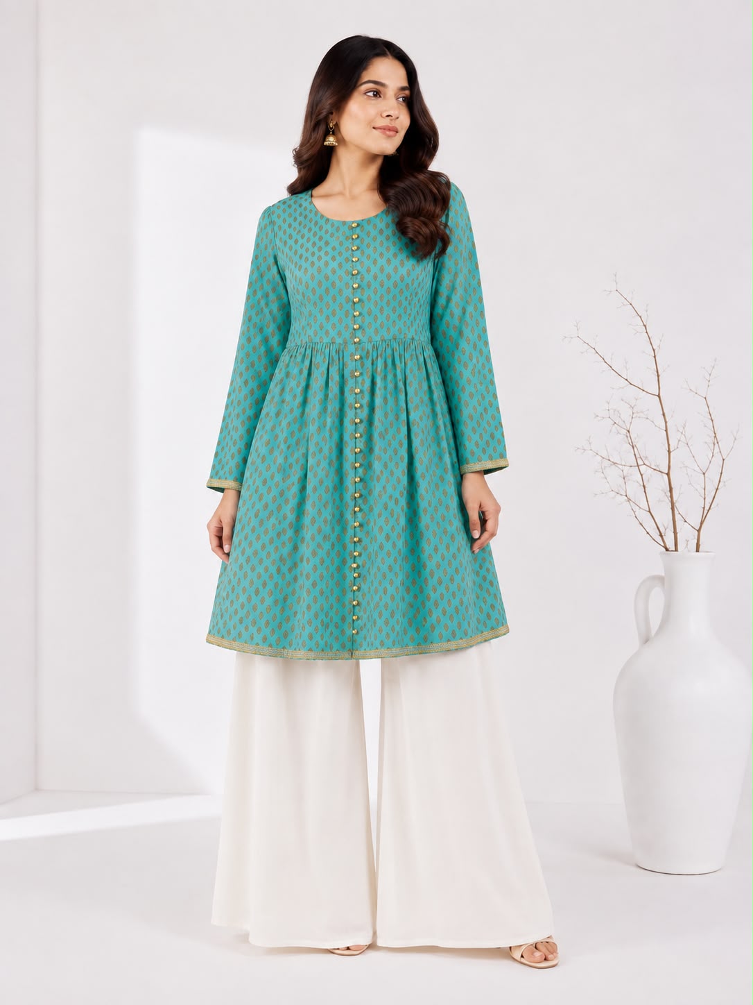 printed frock