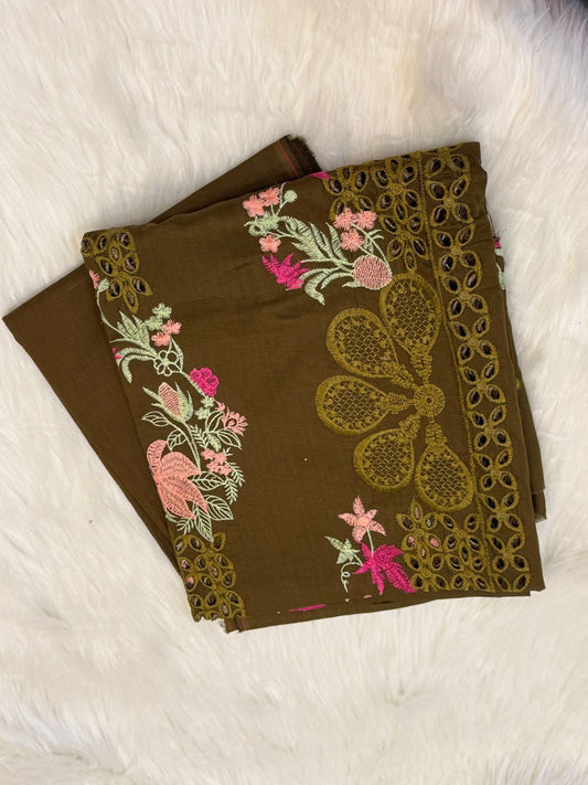2pc embroidered