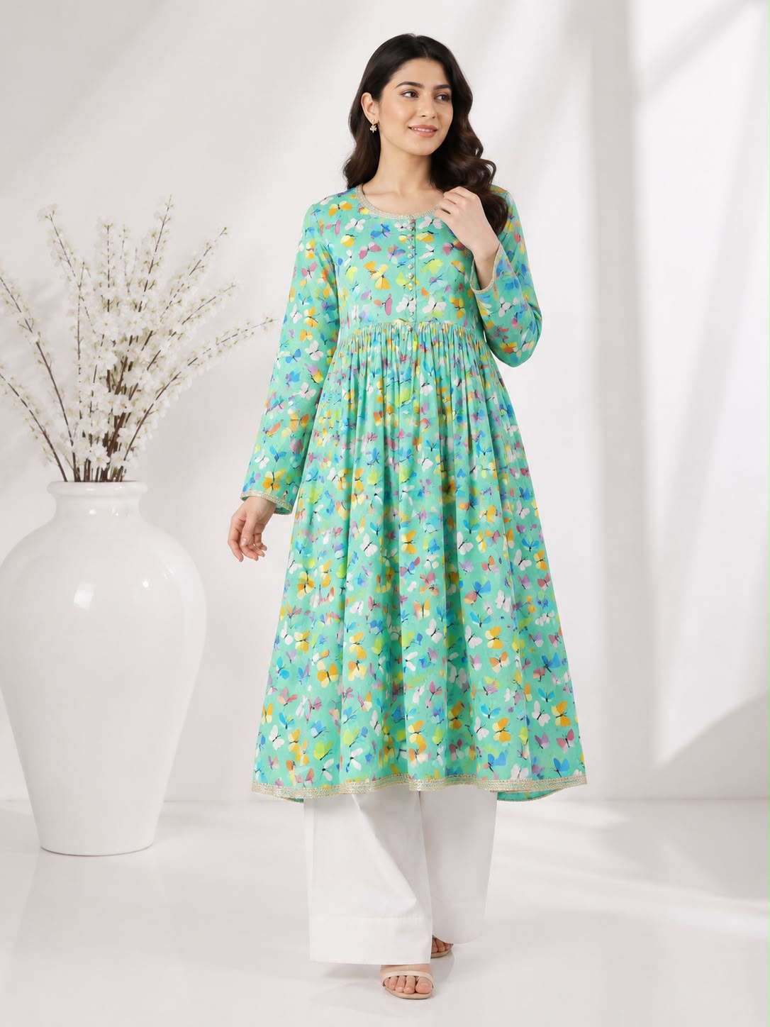 printed frock