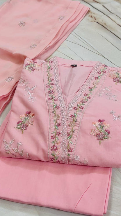 Stitched 3PC Luxury Lawn